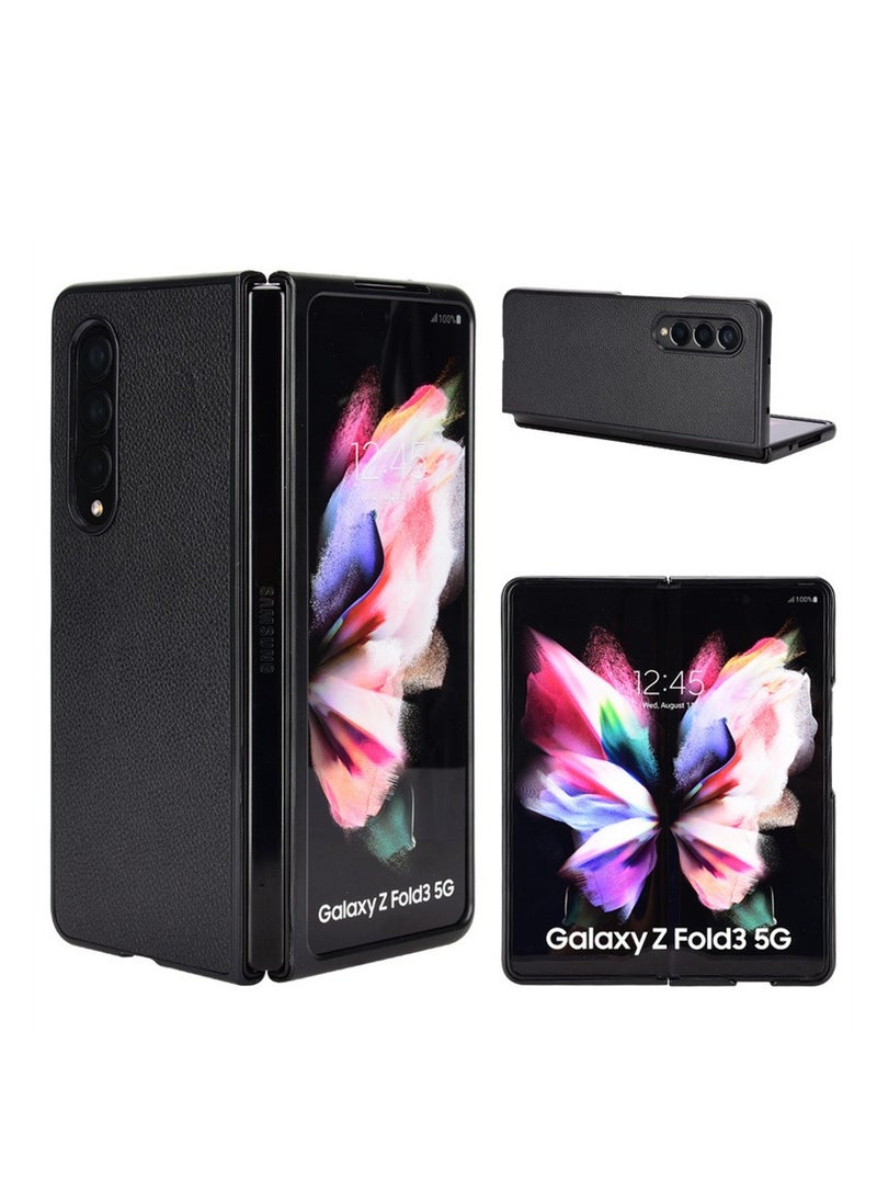 Generic Compatible with Galaxy Z Fold 3 phone case, Samsung Fold 3 folding phone case, veneer flap case  - Image 1