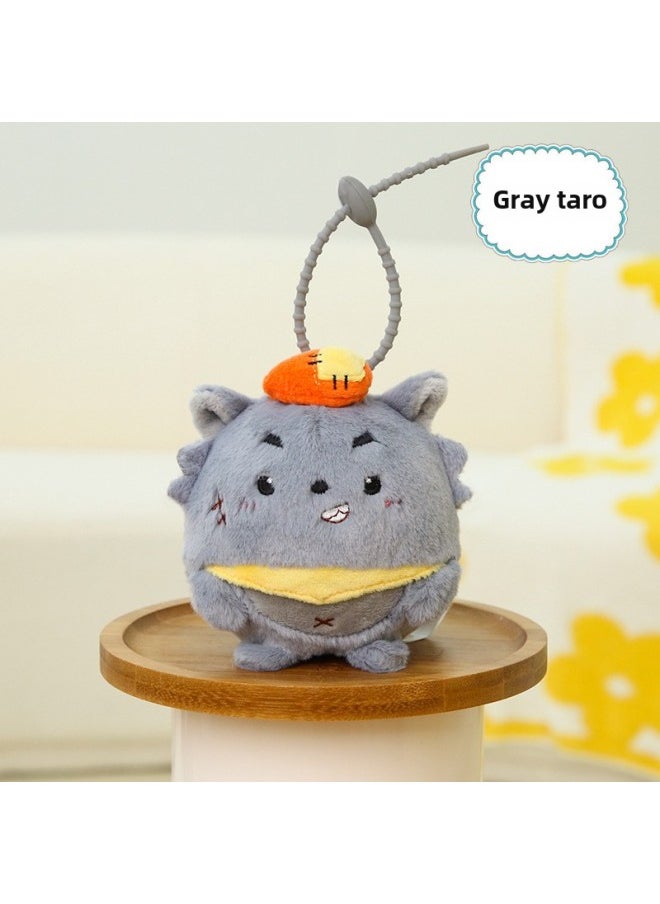 null - Fruit Decompression Blind Box Lazy Sheep Origin Velvet Creation Pleasant Sheep Pendant Plush Doll American Sheep Bag Pendant-Specifications:Genuine Authorization-Color:15cm Unzip The Gray Wolf - Image 1