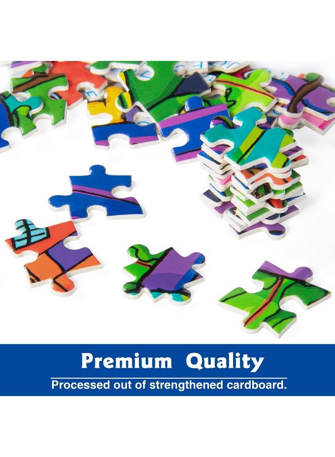 Lavievert Jigsaw Puzzle 500 Piece Puzzle For Adults And Kids Village Under The Stars - Image 4