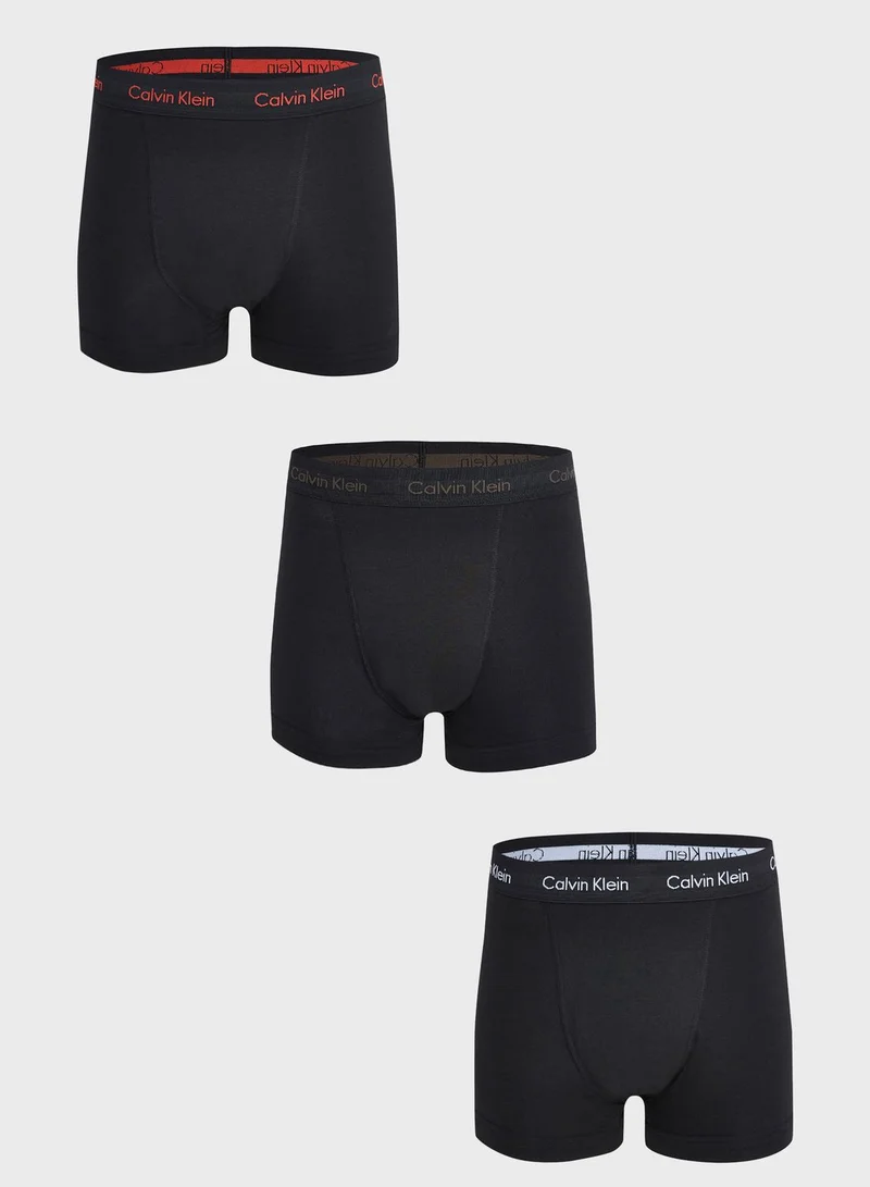 CALVIN KLEIN 3 Pack Essential Trunks