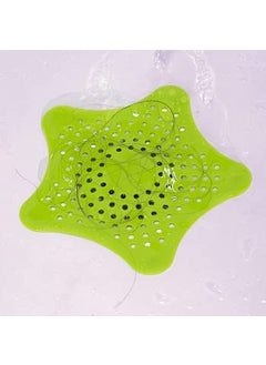 R Dabhi R Dabhi Sink Filter for Hair and Clogs Silicone Star Shaped Hair Catcher for Sink Wash Basin Drain Strainers Trapper Pad 4pc Multicolor  - Image 2