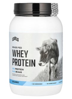 Level Grass Fed Whey Protein Powder Unflavored 2 lb ( 907 g) 