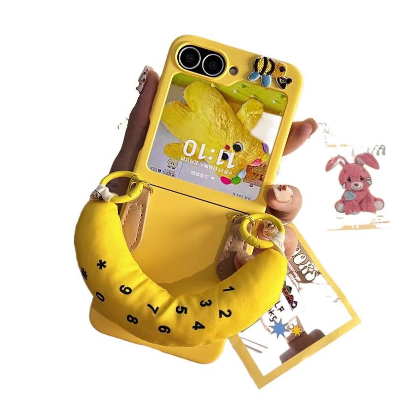 غطاء واقي | مقاوم للصدمات لـ Samsung Galaxy Z Flip 5 | Embroidery Bee | حماية من السقوط | تشطيب غير لامع - Image 2