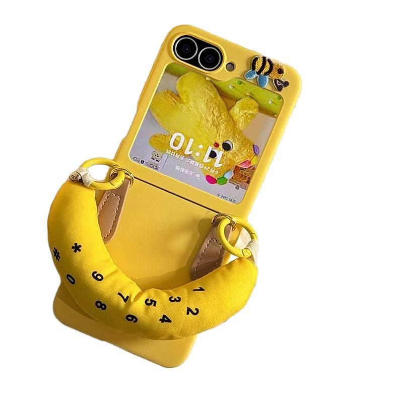 غطاء واقي | مقاوم للصدمات لـ Samsung Galaxy Z Flip 5 | Embroidery Bee | حماية من السقوط | تشطيب غير لامع - Image 5