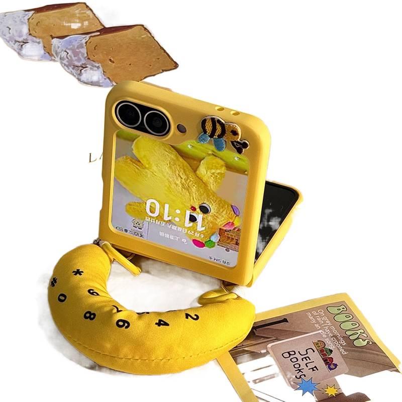 غطاء واقي | مقاوم للصدمات لـ Samsung Galaxy Z Flip 5 | Embroidery Bee | حماية من السقوط | تشطيب غير لامع - Image 4