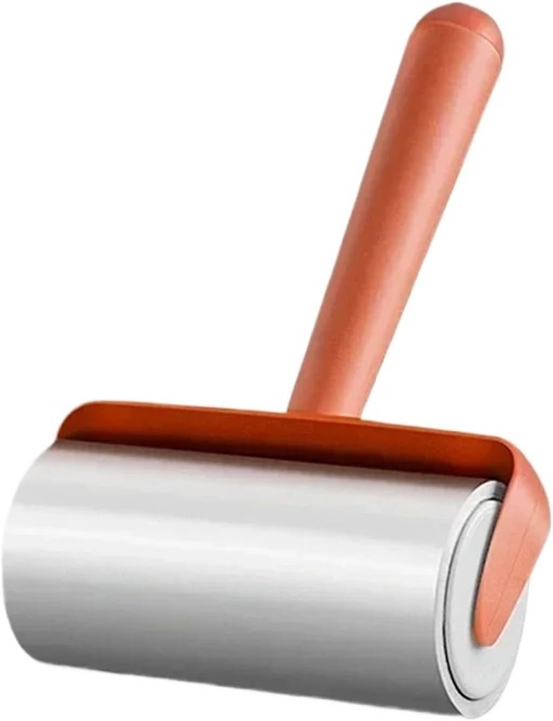 Snacko Pet Hair Remover Sticky Roller Brush - Tearable Roll Paper Cleaning Tool for Clothes and Household Use(PINK1) - Image 1