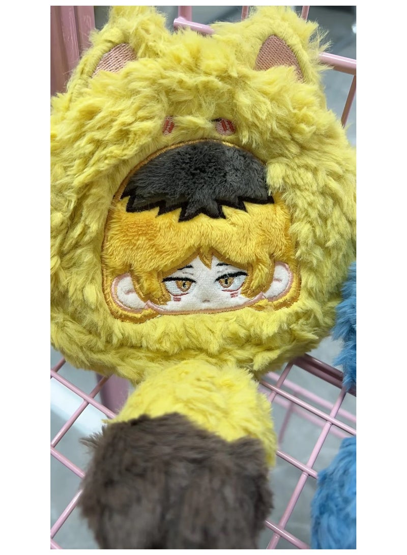 General Volleyball Junior Grind Coin Purse, Soft Animal Coin Purse with Zipper, Cute Anime Mini Plush Keychain Wallet for Cross Bags, Shoulder Bags, Tote Bags, Car Pendants  - Image 3