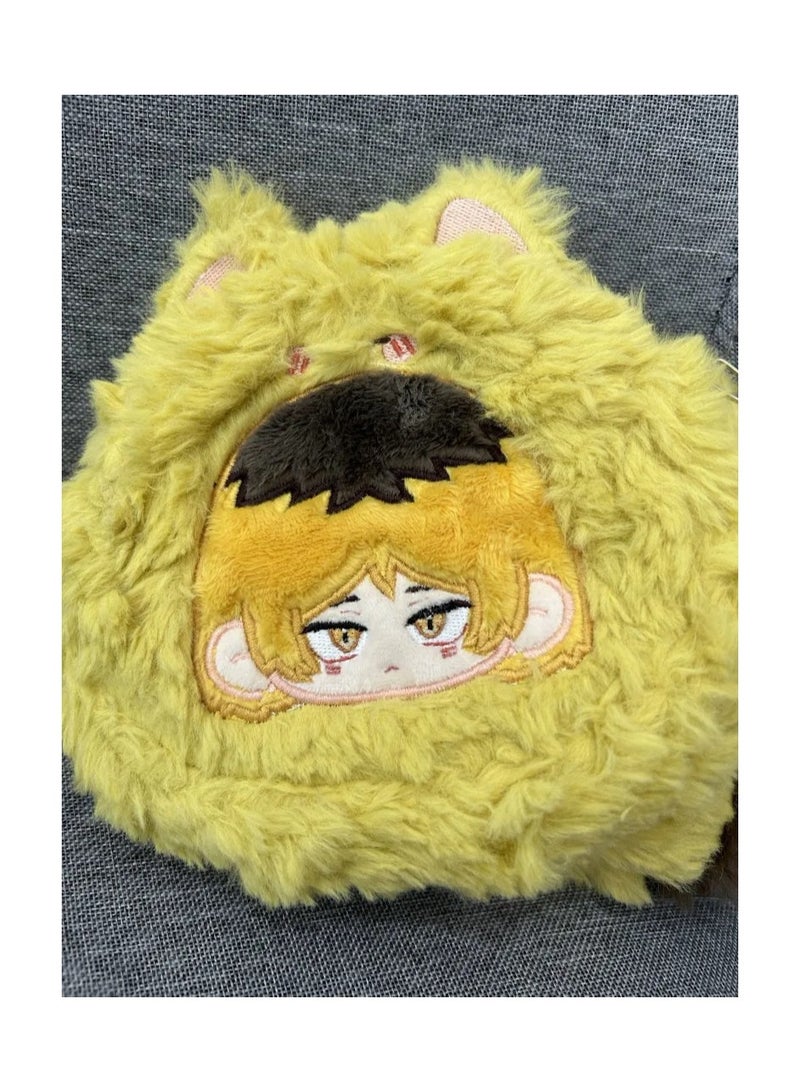 General Volleyball Junior Grind Coin Purse, Soft Animal Coin Purse with Zipper, Cute Anime Mini Plush Keychain Wallet for Cross Bags, Shoulder Bags, Tote Bags, Car Pendants  - Image 4