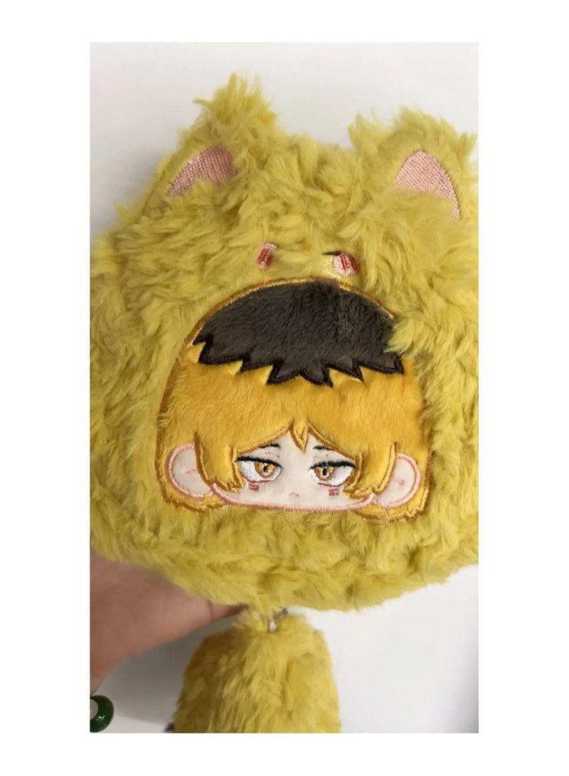 General Volleyball Junior Grind Coin Purse, Soft Animal Coin Purse with Zipper, Cute Anime Mini Plush Keychain Wallet for Cross Bags, Shoulder Bags, Tote Bags, Car Pendants  - Image 2