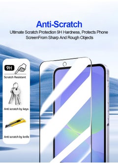 Tersely [4-Pack]9H Tempered Glass Screen Protector for Samsung Galaxy A36 5G, Case Friendly, Ultra-clear, Shatterproof Anti-Scratch Film Screen Protector  - Image 2