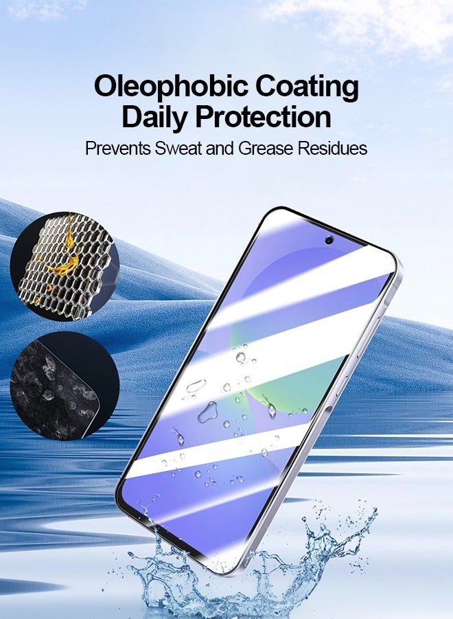 Tersely [4-Pack]9H Tempered Glass Screen Protector for Samsung Galaxy A36 5G, Case Friendly, Ultra-clear, Shatterproof Anti-Scratch Film Screen Protector - Image 3