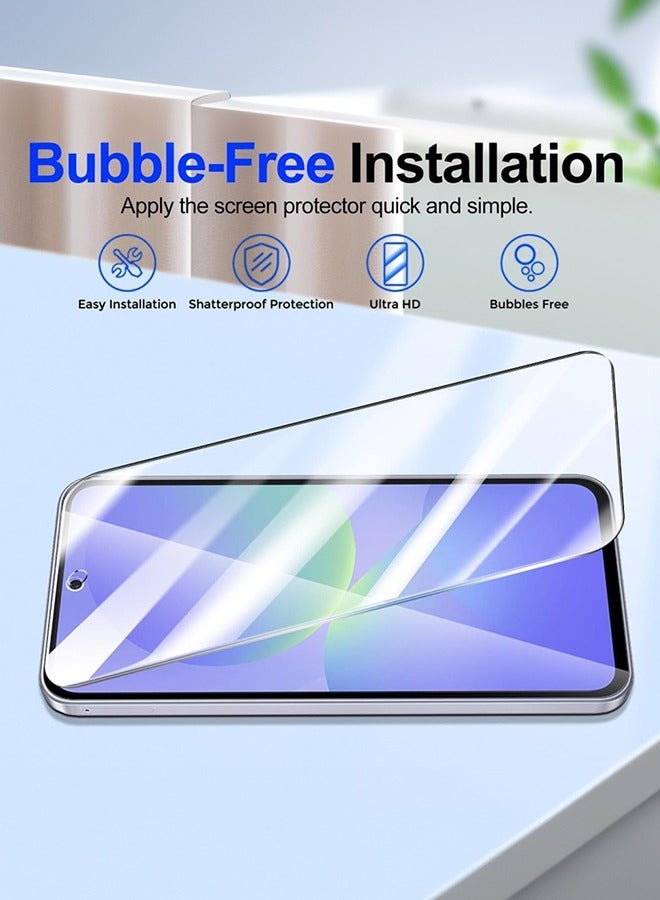 Tersely [4-Pack]9H Tempered Glass Screen Protector for Samsung Galaxy A36 5G, Case Friendly, Ultra-clear, Shatterproof Anti-Scratch Film Screen Protector - Image 4