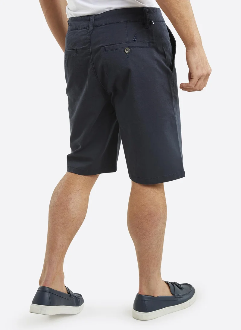 نوتيكا Men Regular Fit Chino Shorts for Versatile Styling - Dark Navy