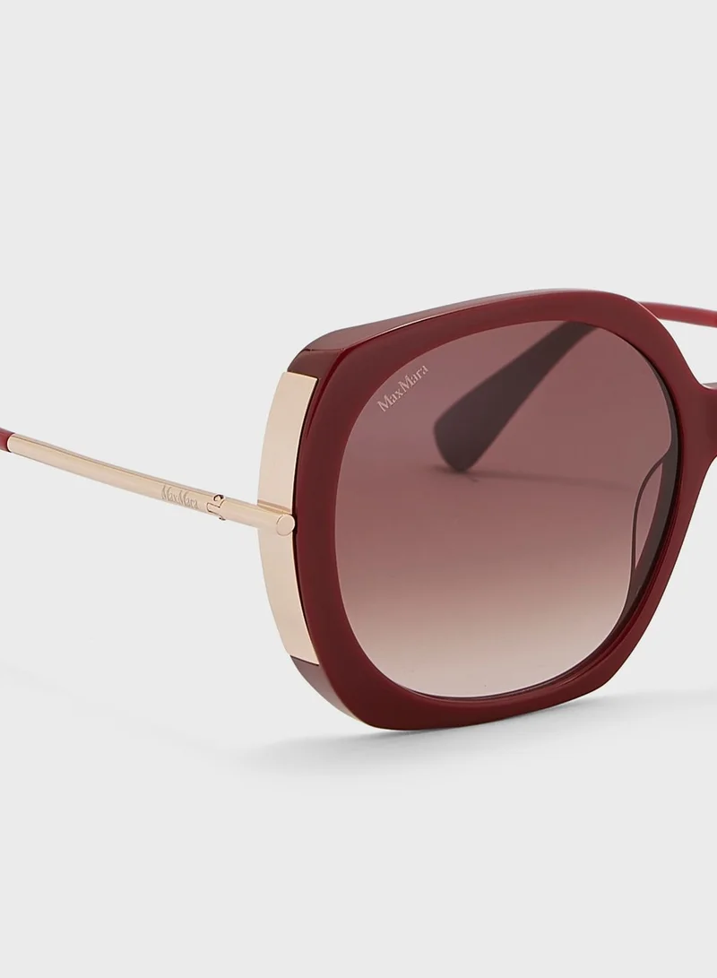 MaxMara Oversized Shape Sunglasses
