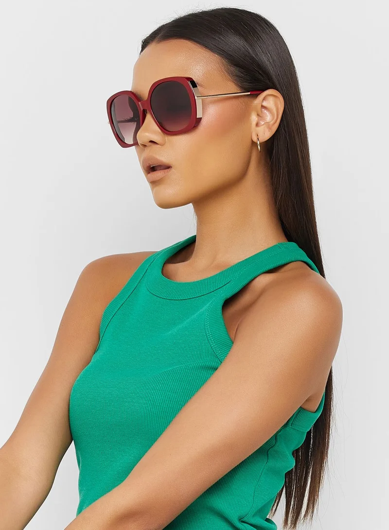 MaxMara Oversized Shape Sunglasses