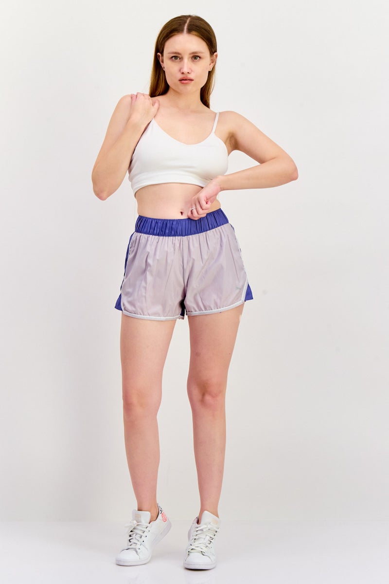 PUMA شورتات تدريب رياضية للنساء، ليلك فاتح - Image 3