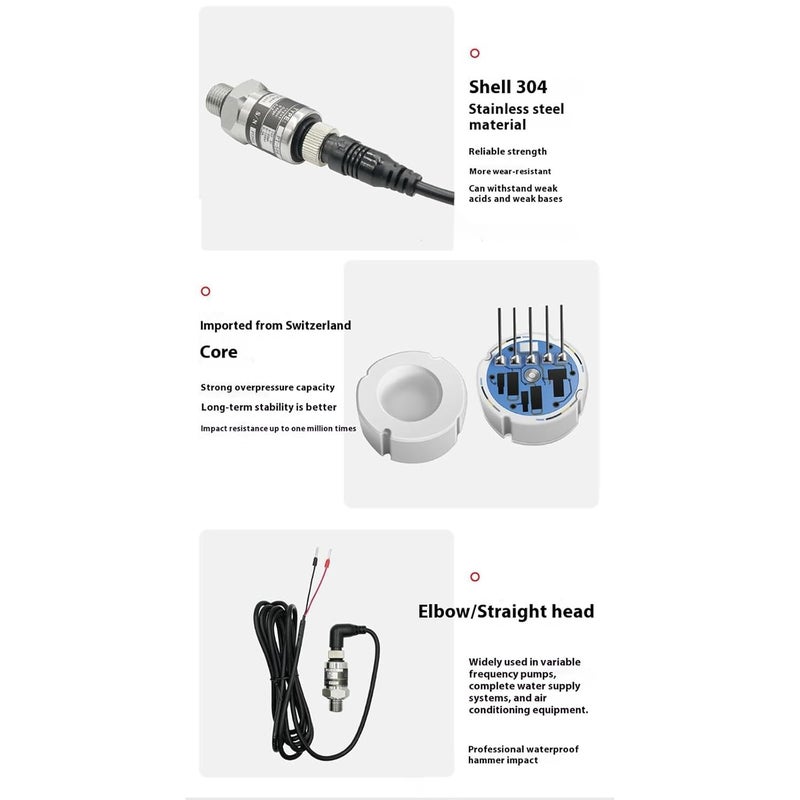 25 بار جهاز إرسال الضغط معدات التحكم في السوائل الصناعية للمضخات متعددة النطاقات - Image 3