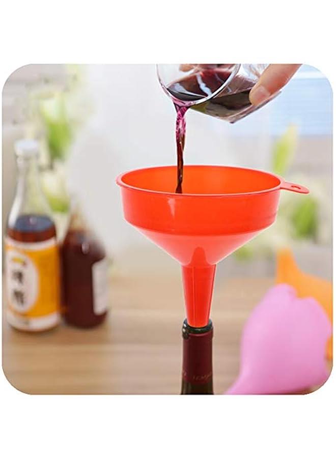 Generic Universal Motorcycle Car Truck Funnel Portable Plastic Refueling Tool For Refueling Tanks Engine Oil Coolant Water Fuel Funnel With Filter Fuel Funnel Large Fuel Funnel Filter Fuel Funnel For Fuel  - Image 3