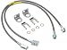 Racewill Front Brake Line 89702 Stainless Steel Extended Brake Line Kit Compatible with 19842001 Jeep Cherokee XJ 2WD4WD 19872006 Jeep Wrangler TJYJ 4WD for 46 Suspension Lift - Image 2