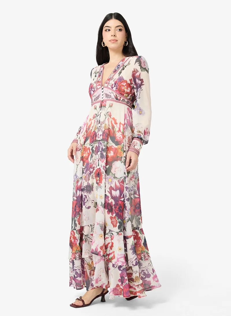 ايلا Floral  Print Dress