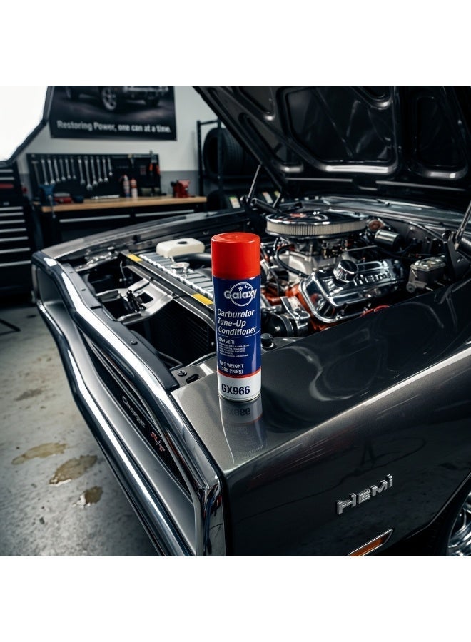 Galaxy Carburetor Tune-Up Conditioner - 13oz Professional Engine Cleaner & Maintenance Spray for Cars, Trucks & Small Engines - Improves Performance & Fuel Efficiency - Model GX966 - Image 3