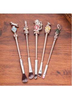 5 Pcs Metal Makeup Brushes Set Gifts Wi-Zard Wand Makeup Brushes Set For Women Magic Eye Shadow Eyeliner Blending Lip Brush With A Manicure Pen Storage Bucket - pzsku/ZB87134F00C32ABD57643Z/45/_/1728542438/1a63e1c5-a6c6-4d58-a880-eca03001b5e4