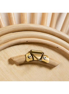 لوفت مرآة دائرية باطار خشبي، 60×3×60، خشب، بلوط AA5083FN46.  - Image 5