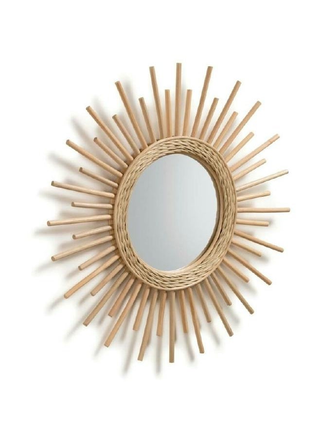 LOFT MARELLI, MIRROR ROUND, 60X3X60, WOOD, OAK AA5083FN46.  - Image 2