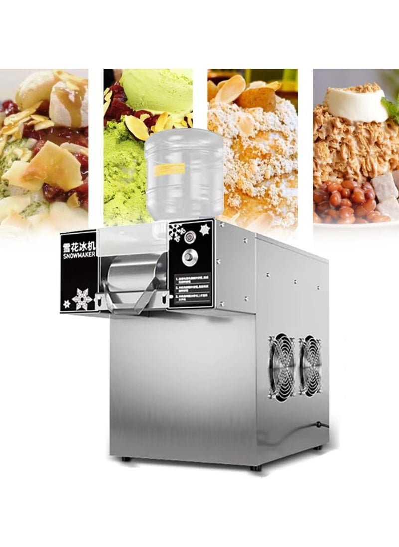 Cool Baby Tabletop Electric Snow Cone Maker, Electric Snow Flake Ice Machine, Knob Speed Adjustment, Ice Production 120kg/24h , for Parties Events Snack Bar, Home and Commercial Use  - Image 1