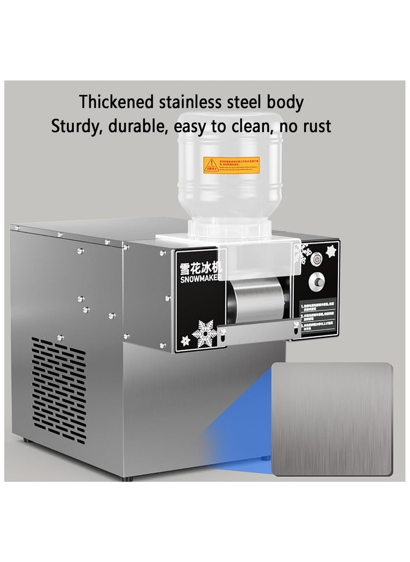 Cool Baby Tabletop Electric Snow Cone Maker, Electric Snow Flake Ice Machine, Knob Speed Adjustment, Ice Production 120kg/24h , for Parties Events Snack Bar, Home and Commercial Use  - Image 3