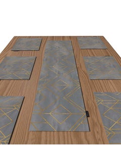 ART MOOD Golds Grey Placemats Set  - Image 1