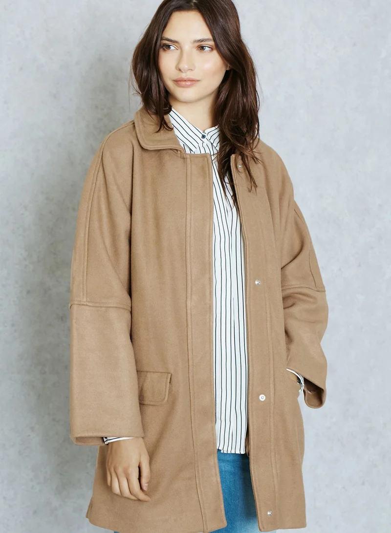MANGO Oversized Cocoon Coat
