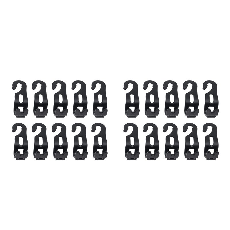 20 Pcs Multi-function Hooks Auto Backseat Umbrella Sundries Hanger Seat Hook - Image 1