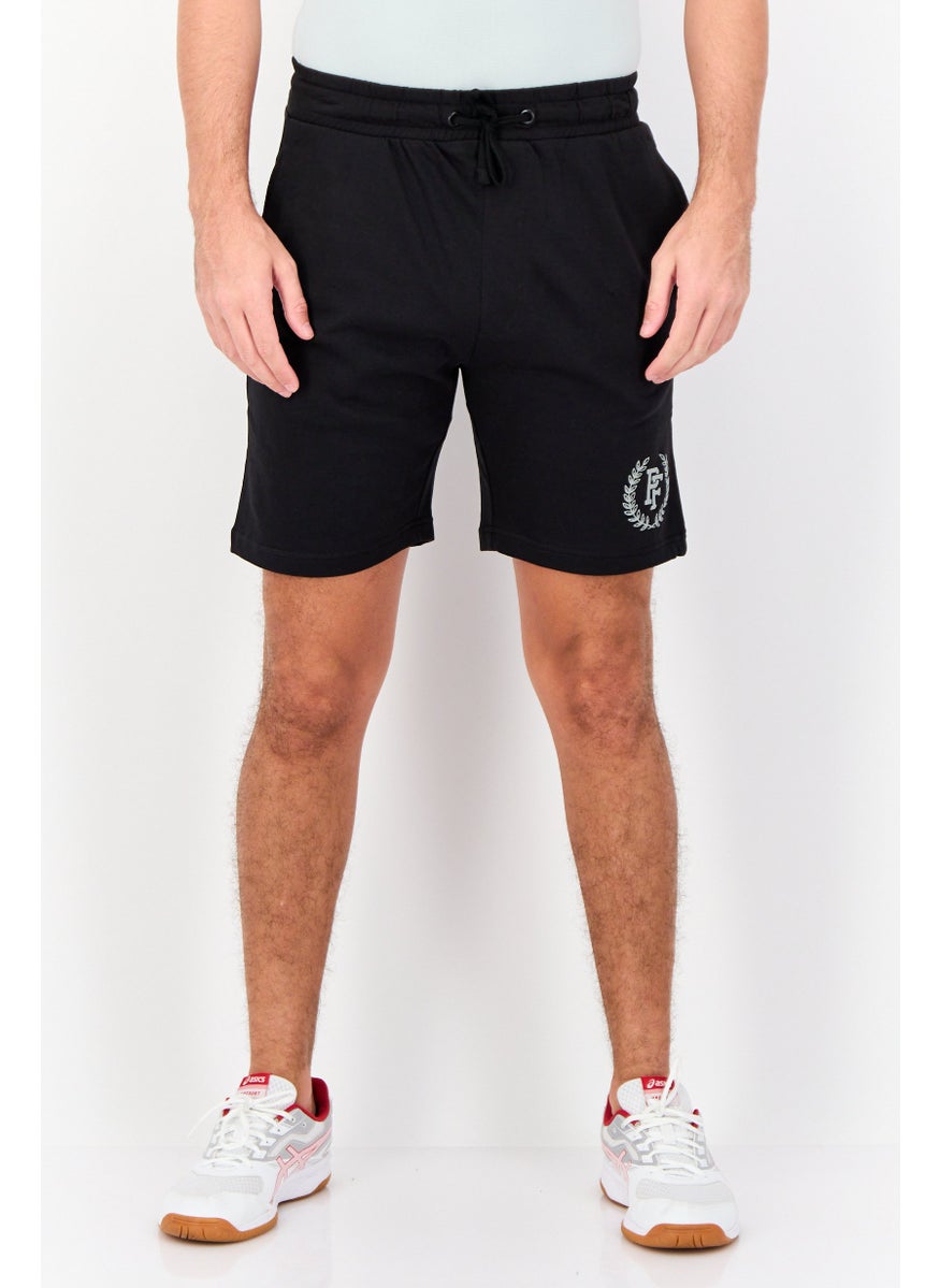 Paul Frank Men Graphic Print Basic Shorts, Black  - Image 1