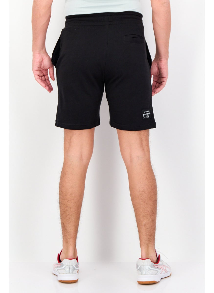 Paul Frank Men Graphic Print Basic Shorts, Black  - Image 3