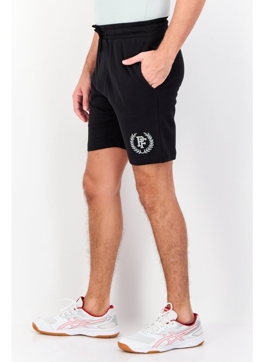 Paul Frank Men Graphic Print Basic Shorts, Black  - Image 2