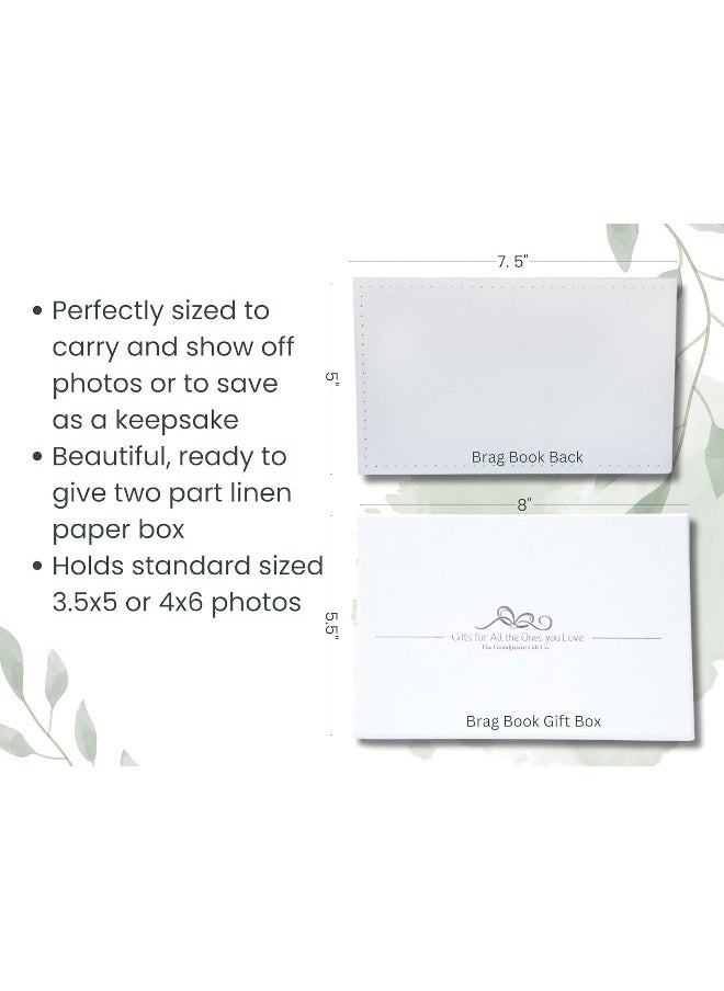 The Grandparent Gift Co. The Grandparent Gift Co. First Grandchild Brag Book or Photo Album for New Grandparents  - Image 3