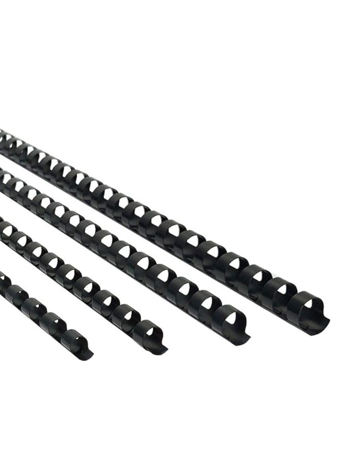 MASTER PLUS Comb Binding Spiral 10mm Plastic 70 Sheet 100pcs - Image 2