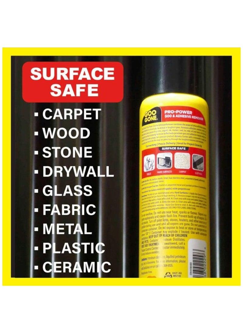 Goo Gone Pro Power Goo & Adhesive Remover Aerosol 283 G  - Image 4