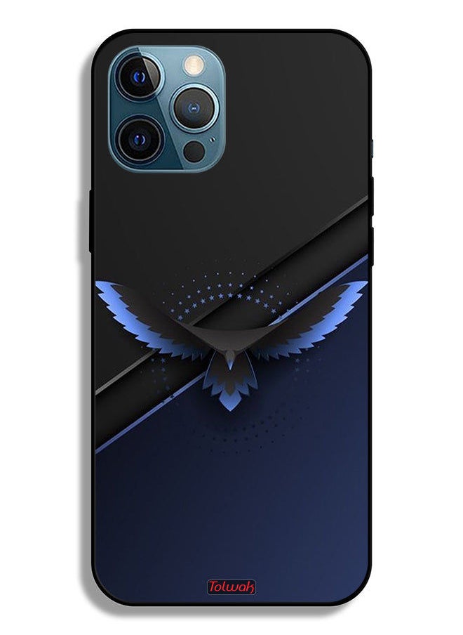 Tolwak - Apple iPhone 12 Pro Max Protective Case Eagle Digital Abstract Art - Image 1