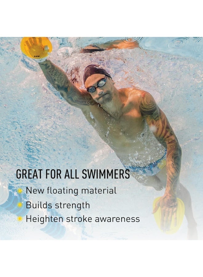 FINIS Agility Floating Swim Paddles - Strapless Design for Stroke Technique - Instant Feedback - Large - Image 3