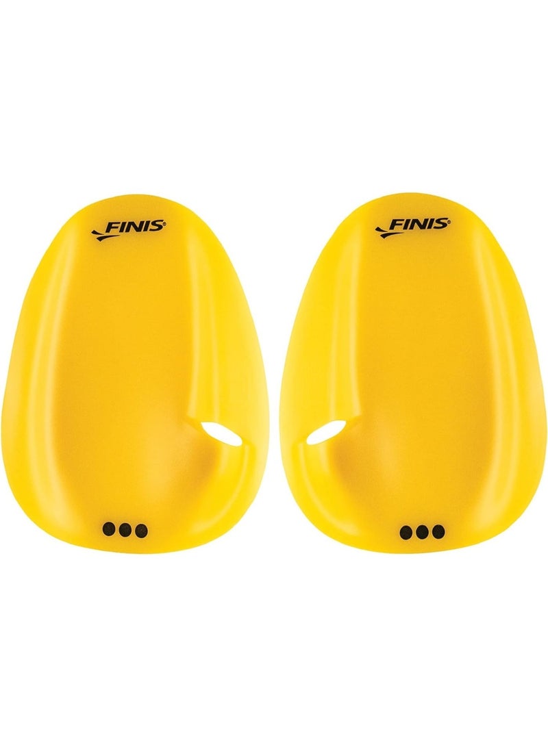 FINIS Agility Floating Swim Paddles - Strapless Design for Stroke Technique - Instant Feedback - Large - Image 1