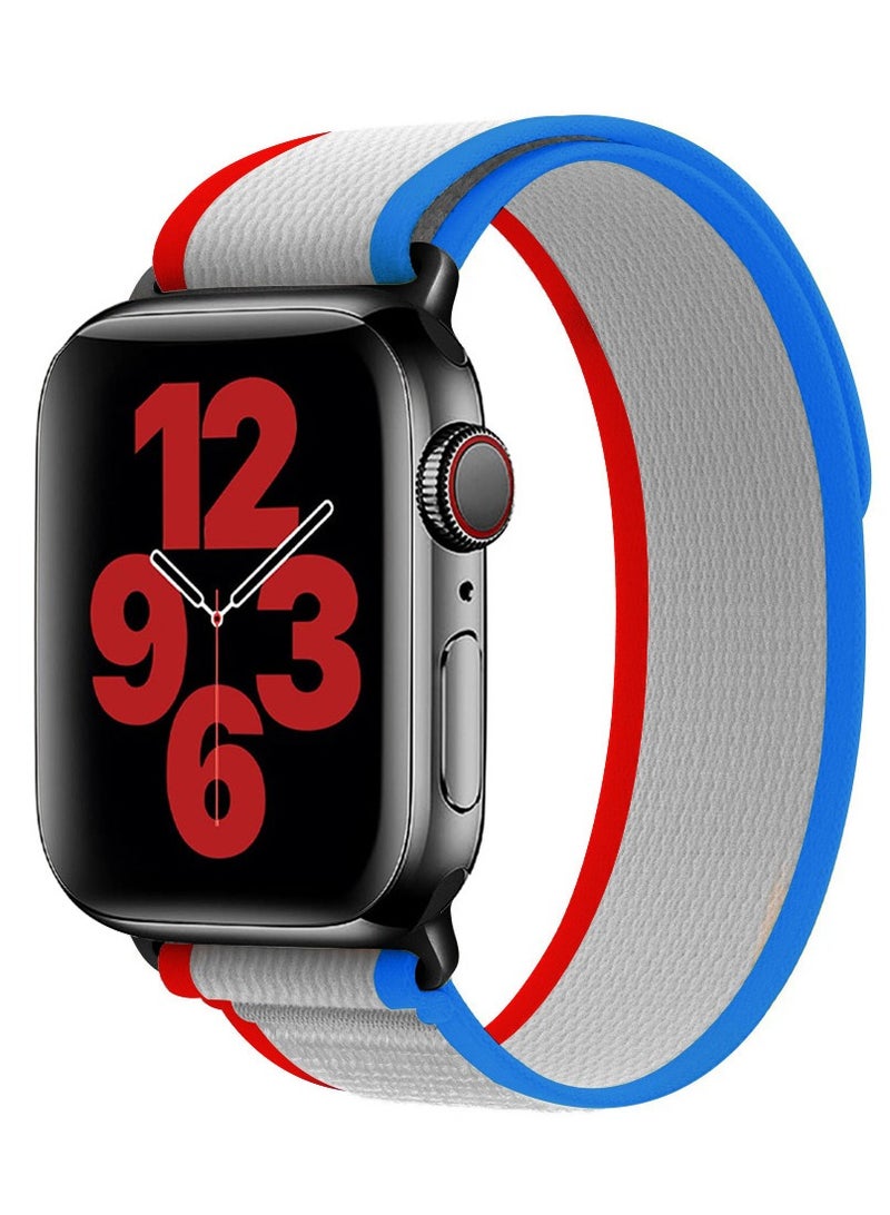 Apple Watch Strap 38mm 40mm 41mm Band Trail Loop Stretchy Soft Nylon Band Adjustable Sports Strap for Apple Watch Series 7/SE/6/5/4/3/2/1  - Image 3
