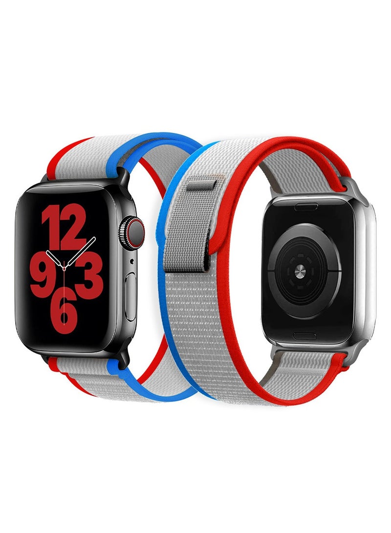Apple Watch Strap 38mm 40mm 41mm Band Trail Loop Stretchy Soft Nylon Band Adjustable Sports Strap for Apple Watch Series 7/SE/6/5/4/3/2/1  - Image 1