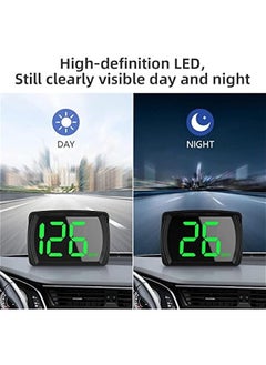 ANKOVO Car HUD Speedometer, Clear Speed Display, Voice Alerts, USB Power Cable - Ideal for Cars, Trucks, Buses - KM/H  - Image 3