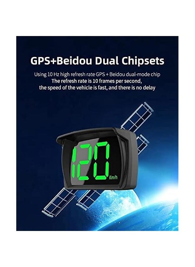 ANKOVO Car HUD Speedometer, Clear Speed Display, Voice Alerts, USB Power Cable - Ideal for Cars, Trucks, Buses - KM/H  - Image 5