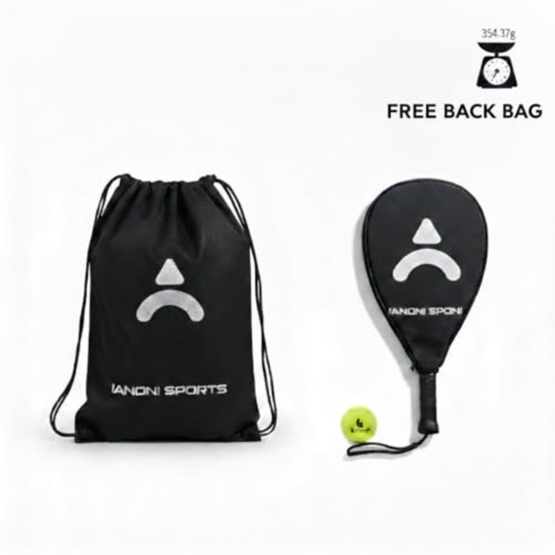 Padel Racket 100% Carbon Fiber EVA Memory Foam Core Lightweight Professional Performance Paddle with Carry Bag 3 Colors With bag - Image 5