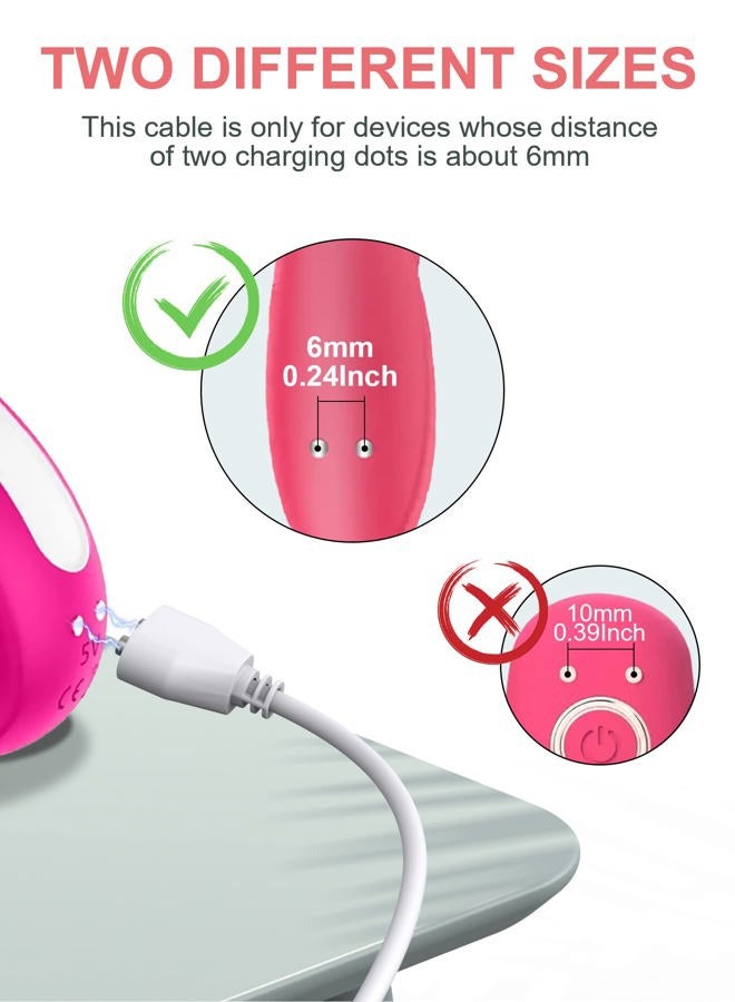 Bicmice 2.6Ft Magnetic USB DC Charger Cable Replacement Charging Cord-(6mm/0.24in) - Image 5