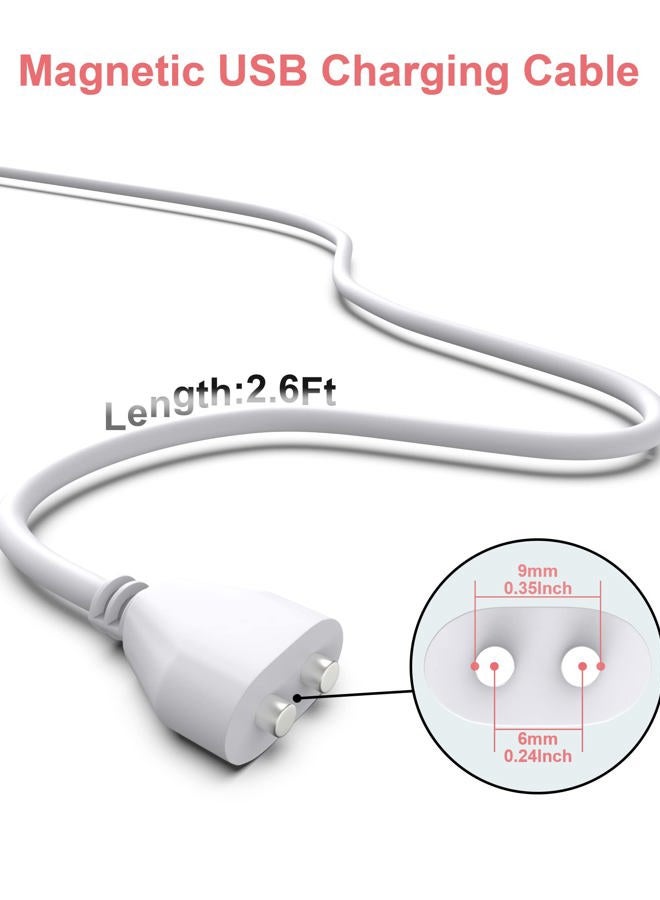 Bicmice 2.6Ft Magnetic USB DC Charger Cable Replacement Charging Cord-(6mm/0.24in) - Image 3