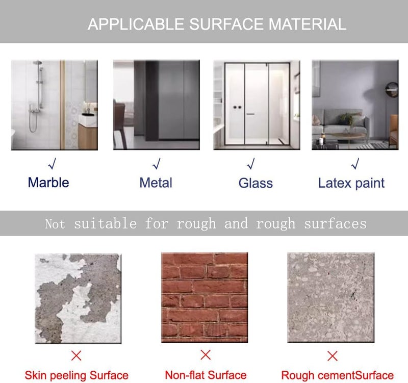 اسرلي وايت ملصقات مرايا أكريليك كبيرة بطول الجسم بالكامل - Image 2